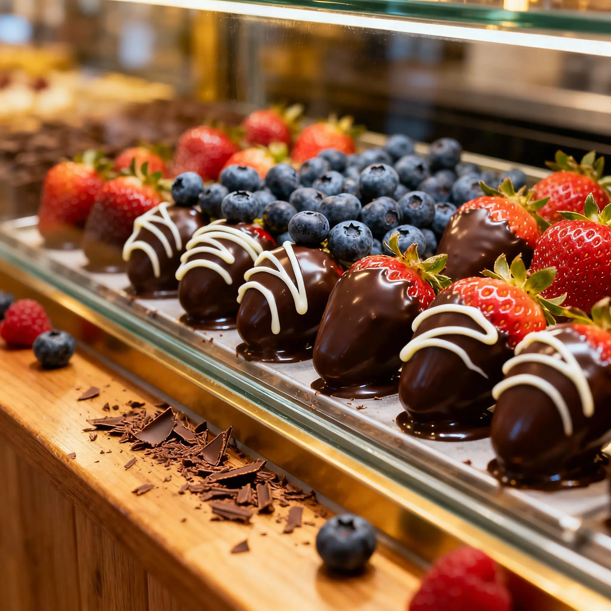 Chocolate Fruit Sticks